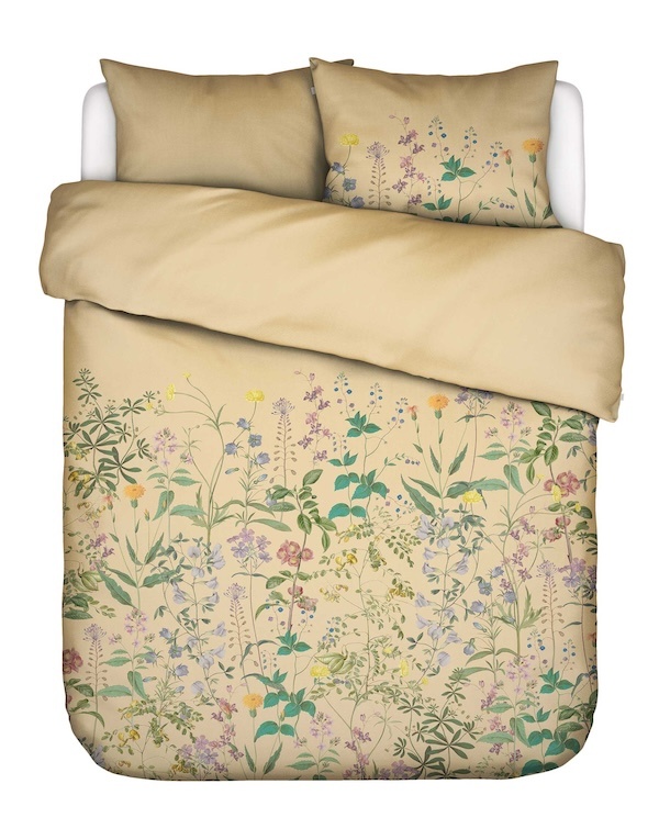 Essenza Augustina Yellow straw dekbedovertrek