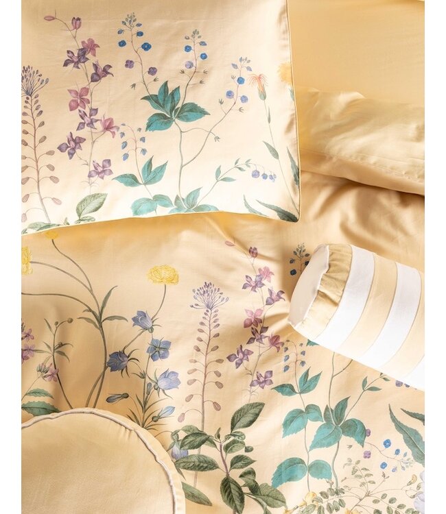 Essenza Augustina Yellow straw dekbedovertrek