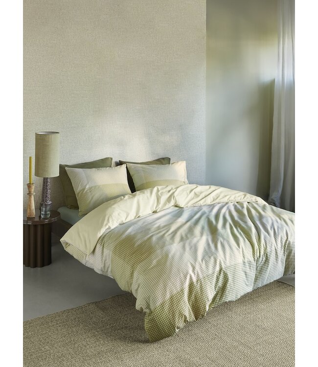 Beddinghouse Zira Groen dekbedovertrek