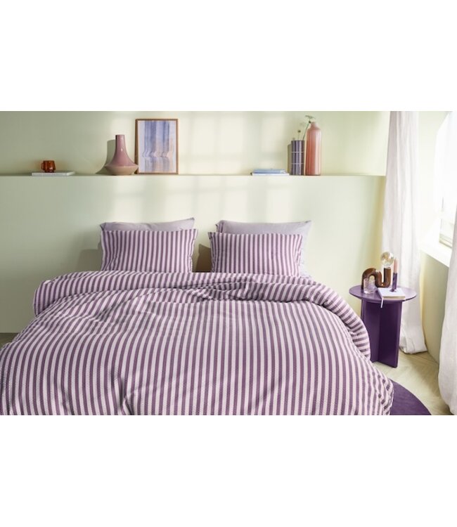 Beddinghouse Veya Mauve dekbedovertrek