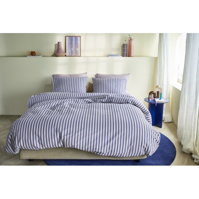 Beddinghouse Veya Blauw dekbedovertrek