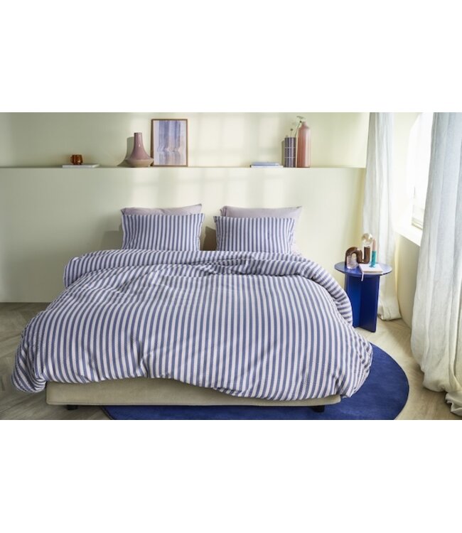 Beddinghouse Veya Blauw dekbedovertrek