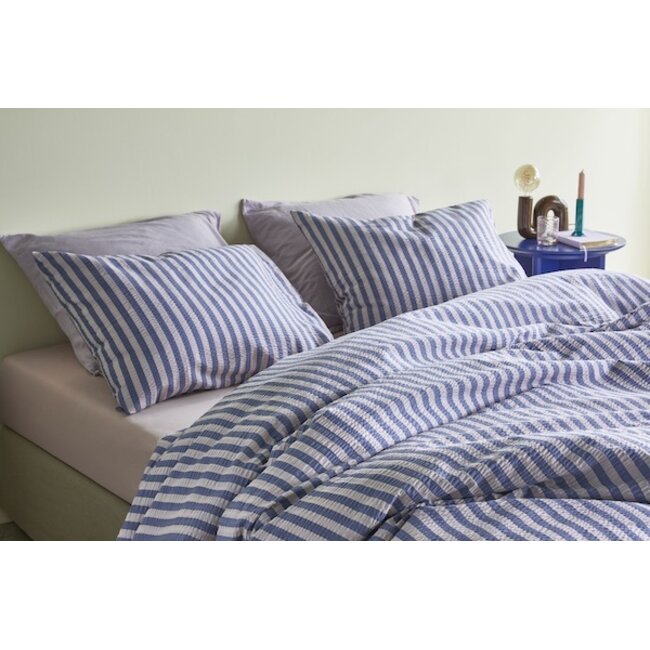 Beddinghouse Veya Blauw dekbedovertrek