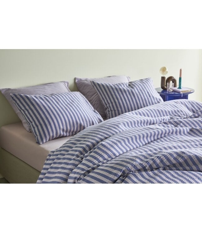 Beddinghouse Veya Blauw dekbedovertrek