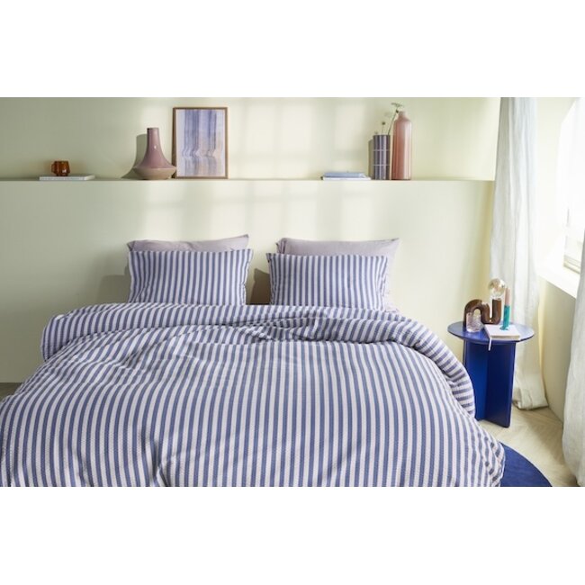 Beddinghouse Veya Blauw dekbedovertrek