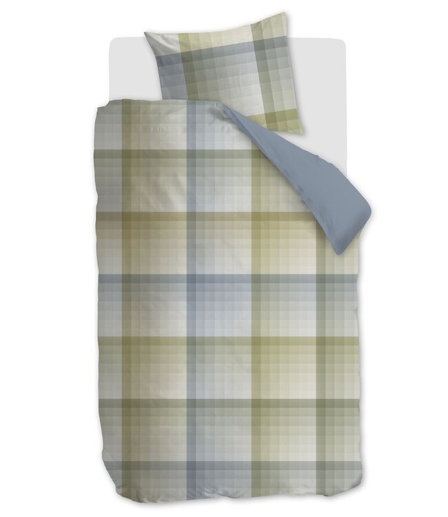Beddinghouse Sil Blauw Groen dekbedovertrek