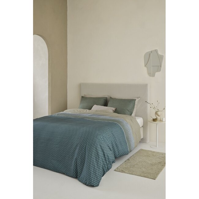 Beddinghouse Riven Blauw dekbedovertrek