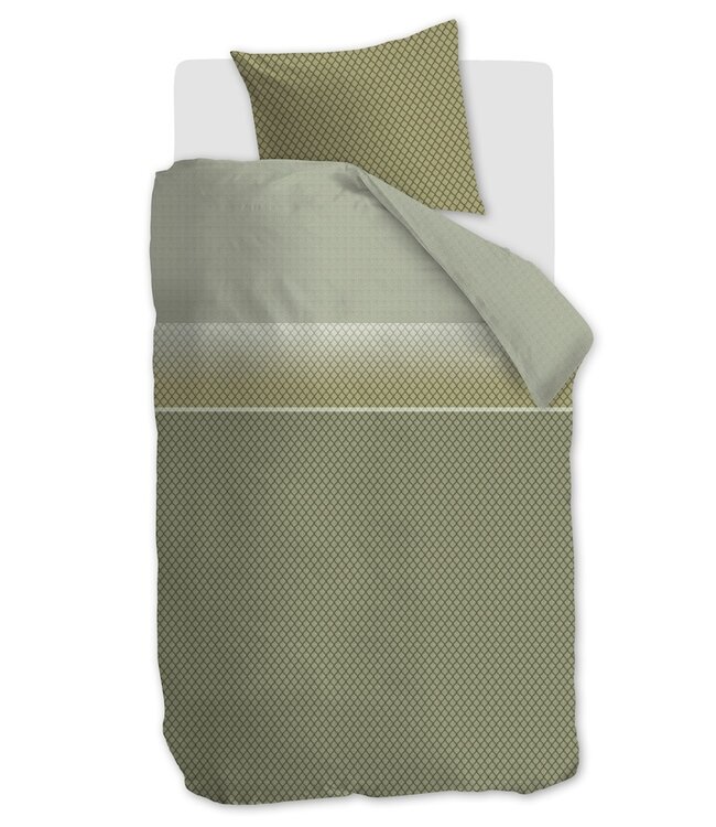 Beddinghouse Riven Groen dekbedovertrek