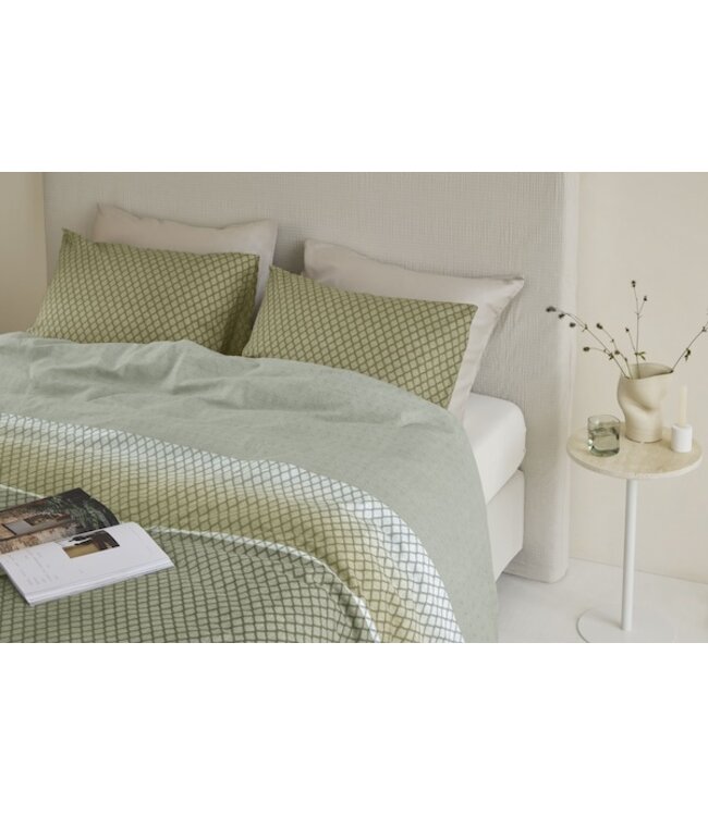 Beddinghouse Riven Groen dekbedovertrek
