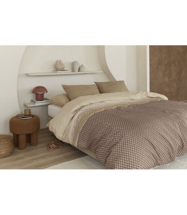 Beddinghouse Riven Naturel dekbedovertrek