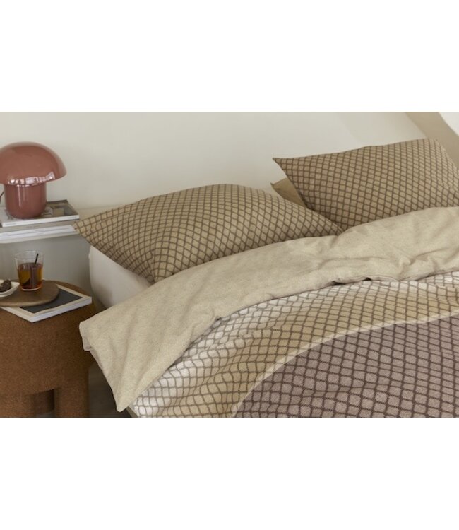 Beddinghouse Riven Naturel dekbedovertrek