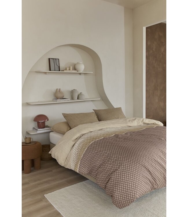 Beddinghouse Riven Naturel dekbedovertrek