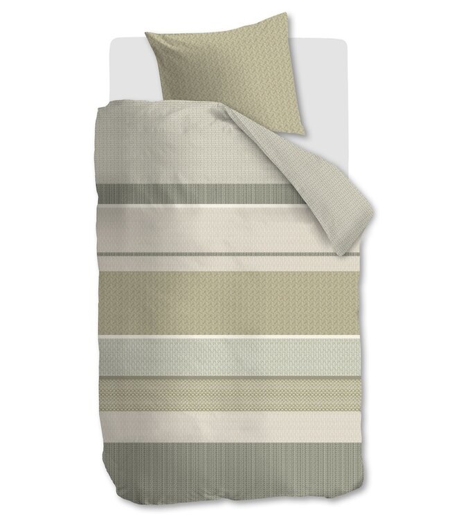 Beddinghouse Hilde Grey Green dekbedovertrek