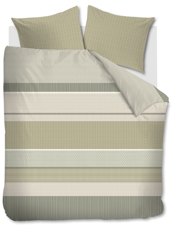 Beddinghouse Hilde Grey Green dekbedovertrek