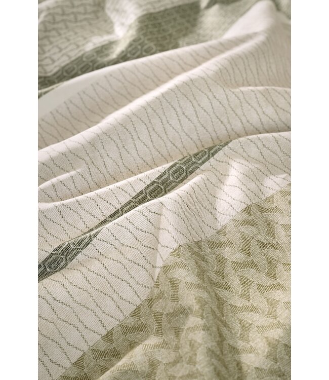 Beddinghouse Hilde Grey Green dekbedovertrek