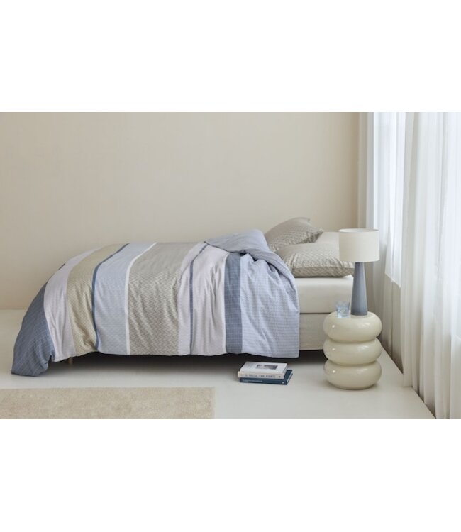 Beddinghouse Hilde Blauw dekbedovertrek