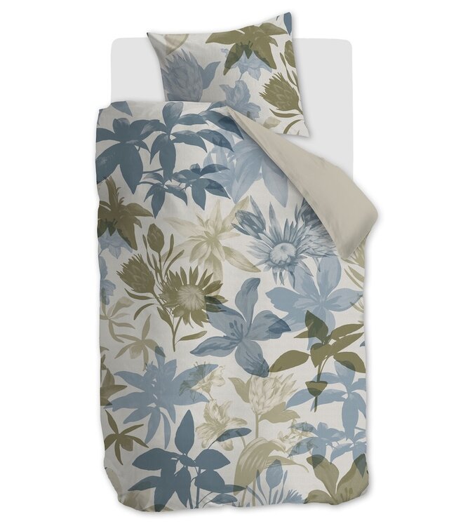 Beddinghouse Flori Blauw dekbedovertrek