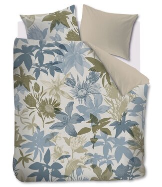 Beddinghouse Beddinghouse Flori Blauw dekbedovertrek