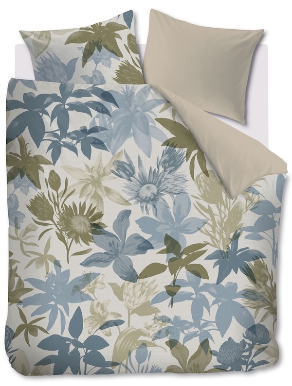 Beddinghouse Flori Blauw dekbedovertrek