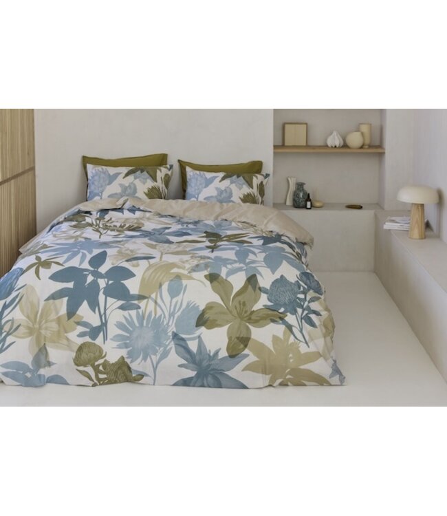 Beddinghouse Flori Blauw dekbedovertrek