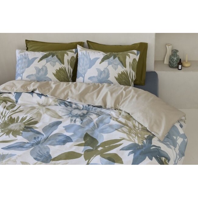 Beddinghouse Flori Blauw dekbedovertrek