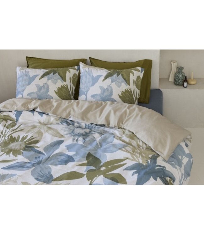 Beddinghouse Flori Blauw dekbedovertrek