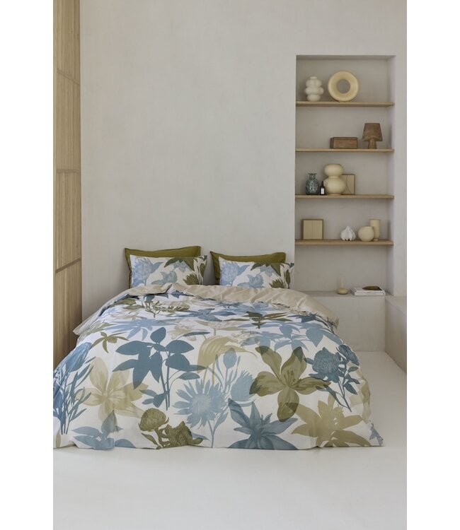 Beddinghouse Flori Blauw dekbedovertrek