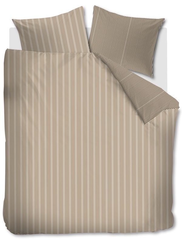 vtwonen Mini Stripe Naturel dekbedobertrek