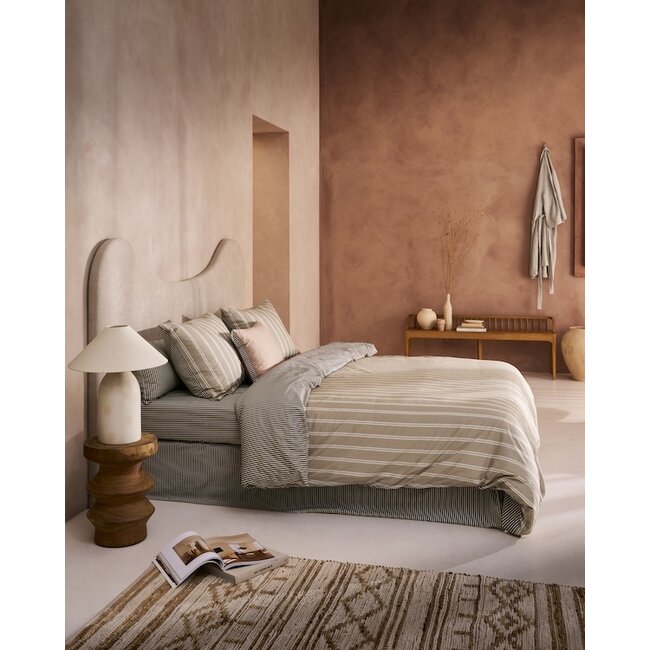 vtwonen Mini Stripe Naturel dekbedobertrek