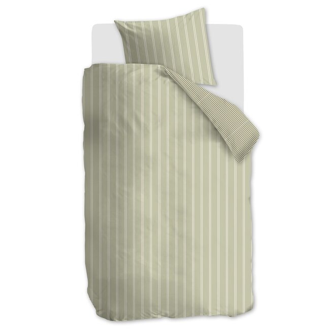 vtwonen Mini Stripe Groen dekbedovertrek