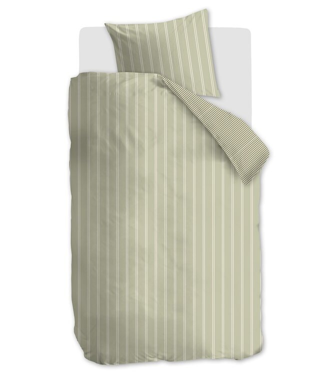 vtwonen Mini Stripe Groen dekbedobertrek