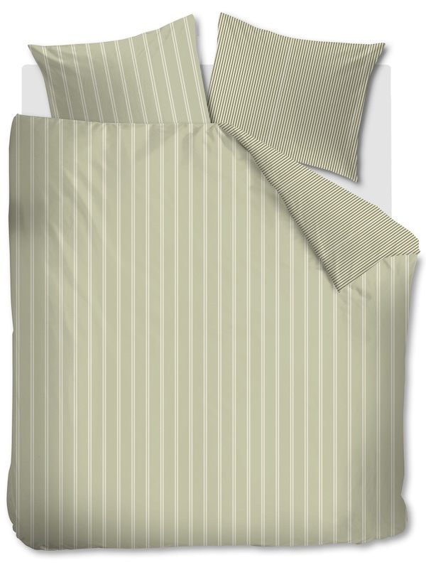 vtwonen Mini Stripe Groen dekbedobertrek