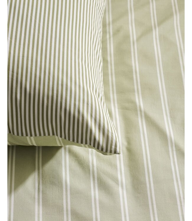 vtwonen Mini Stripe Groen dekbedobertrek
