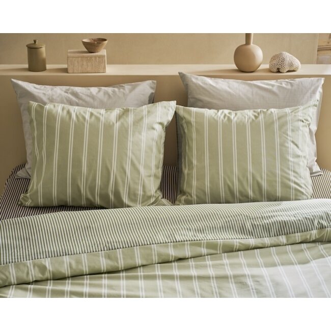 vtwonen Mini Stripe Groen dekbedovertrek