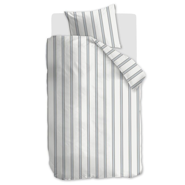 vtwonen Fun Stripe Blauw dekbedobertrek