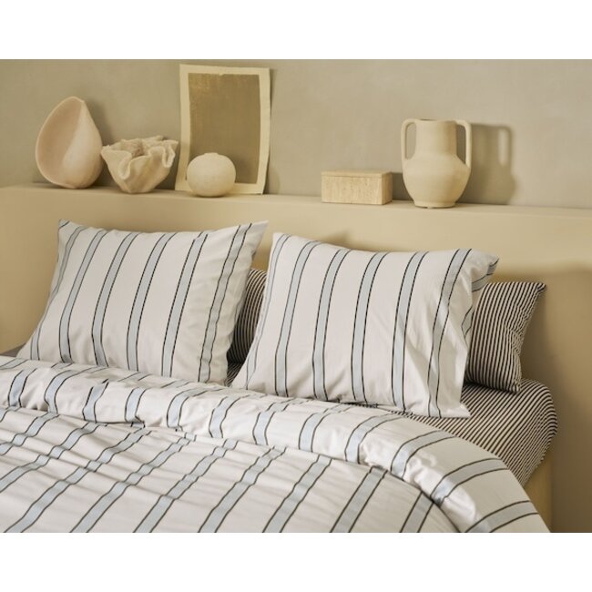 vtwonen Fun Stripe Blauw dekbedobertrek
