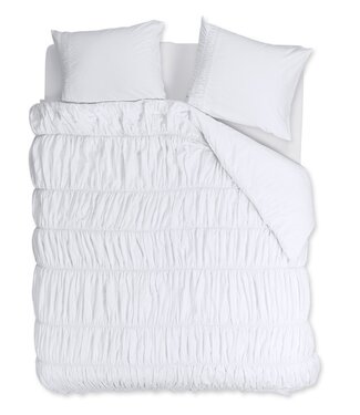 Rivièra Maison Rivièra Maison Ruffle Wit dekbedobertrek