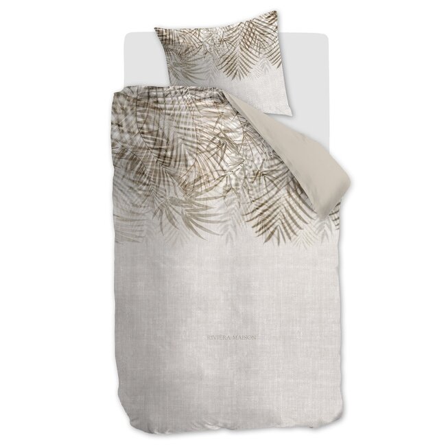 Rivièra Maison Palm Shade Naturel dekbedobertrek