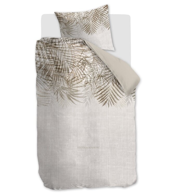 Rivièra Maison Palm Shade Naturel dekbedobertrek