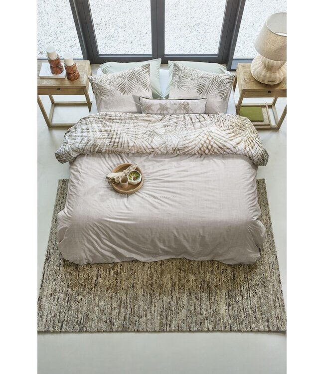 Rivièra Maison Palm Shade Naturel dekbedobertrek