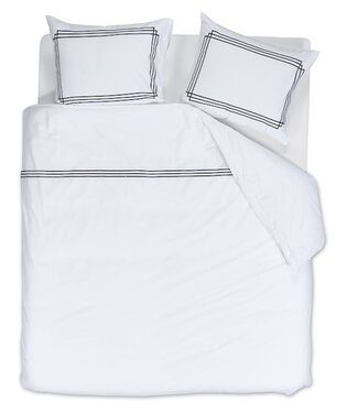 Rivièra Maison Rivièra Maison Leandro Marineblauw dekbedobertrek