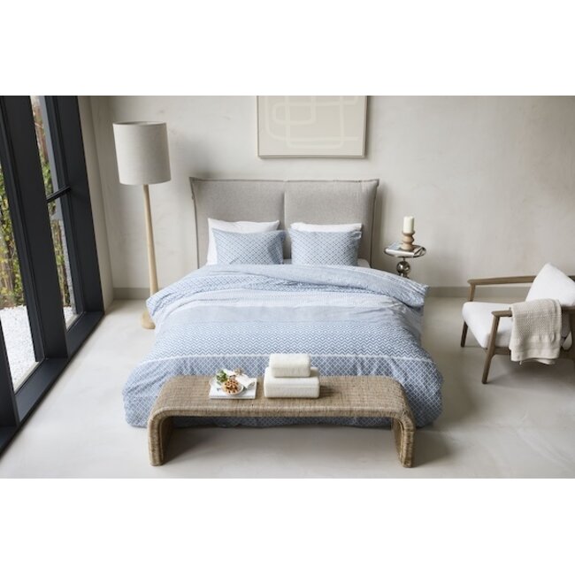 Rivièra Maison Francesco Blauw dekbedobertrek