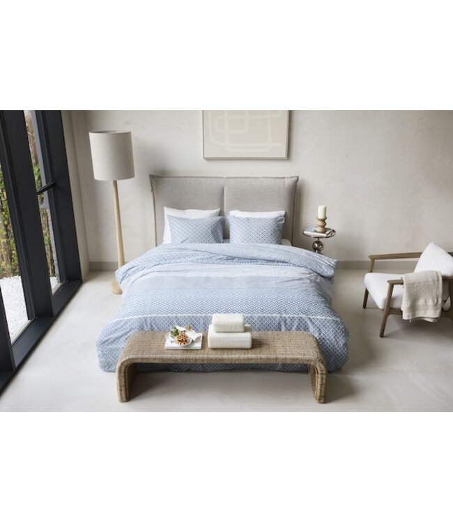 Rivièra Maison Francesco Blauw dekbedobertrek