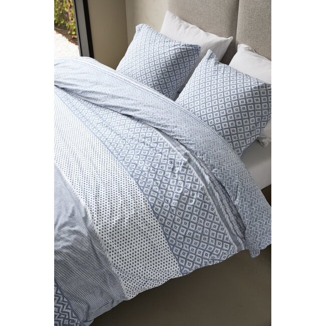 Rivièra Maison Francesco Blauw dekbedobertrek