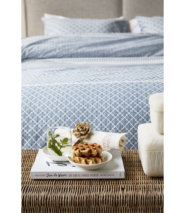 Rivièra Maison Francesco Blauw dekbedobertrek