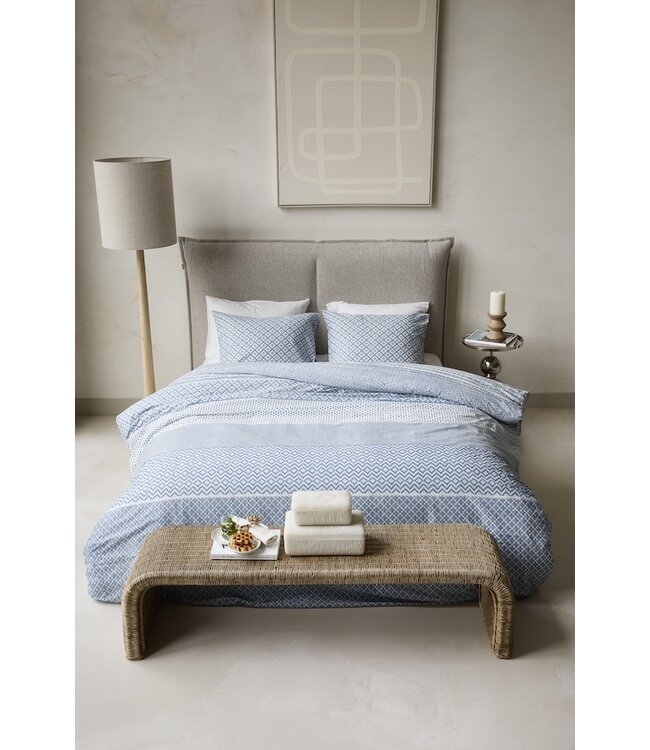 Rivièra Maison Francesco Blauw dekbedobertrek