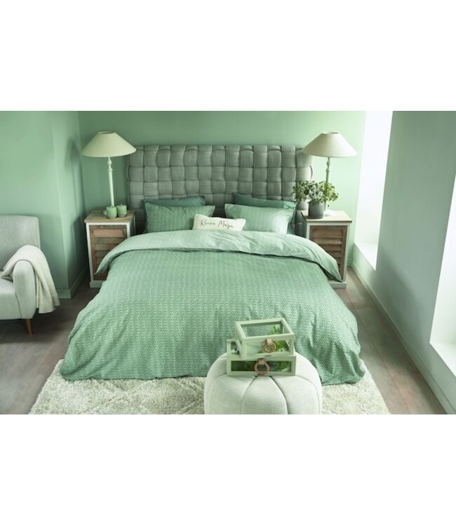 Rivièra Maison Bambu Groen dekbedobertrek