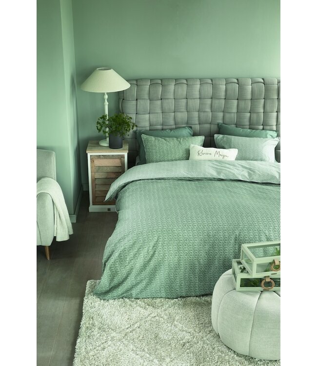 Rivièra Maison Bambu Groen dekbedobertrek