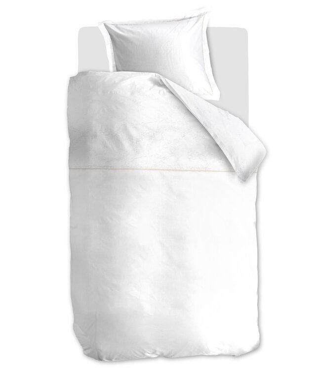 Beddinghouse x Van Gogh Museum Broderie Fleurie Wit dekbedobertrek