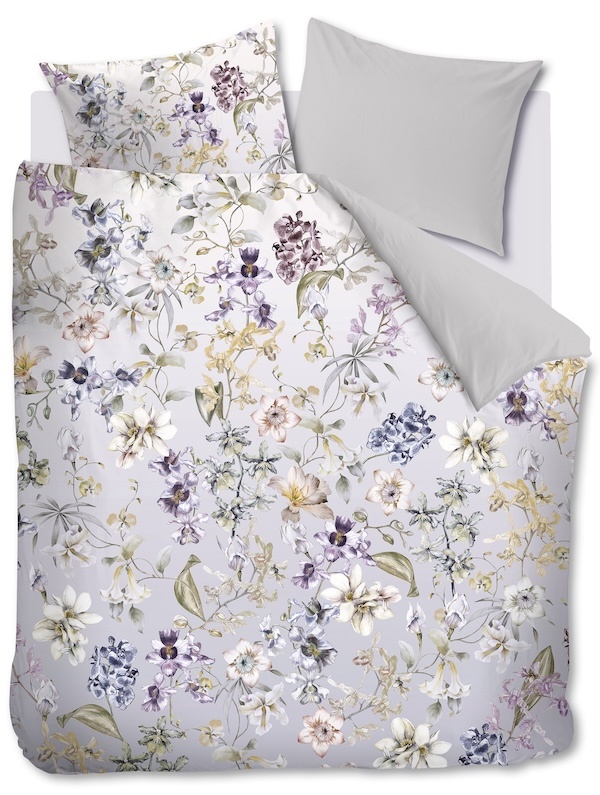 Kardol by Beddinghouse Branche Grey Green dekbedovertrek